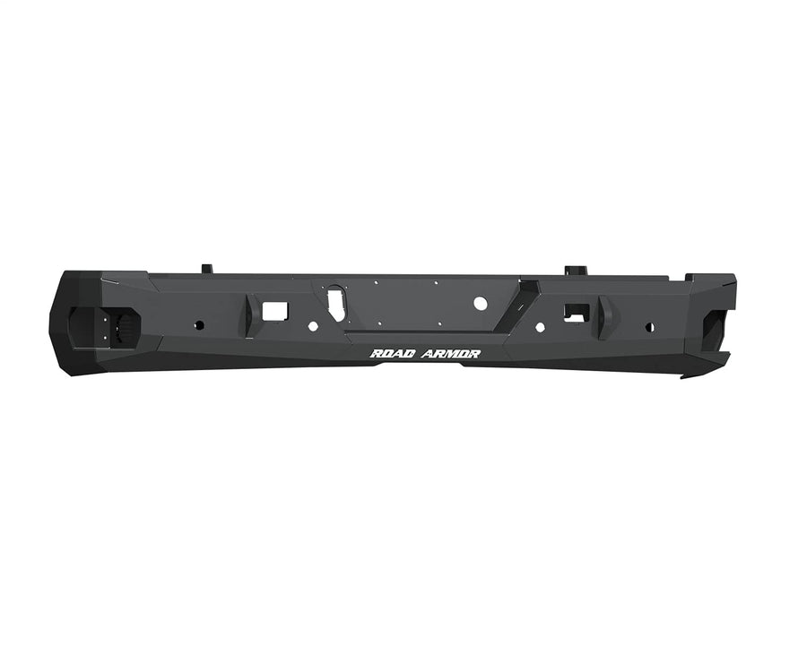Stealth Series Road Armor Full Width Black Powder Coat Front HD Bumper with Hoop 7162F4B-NW