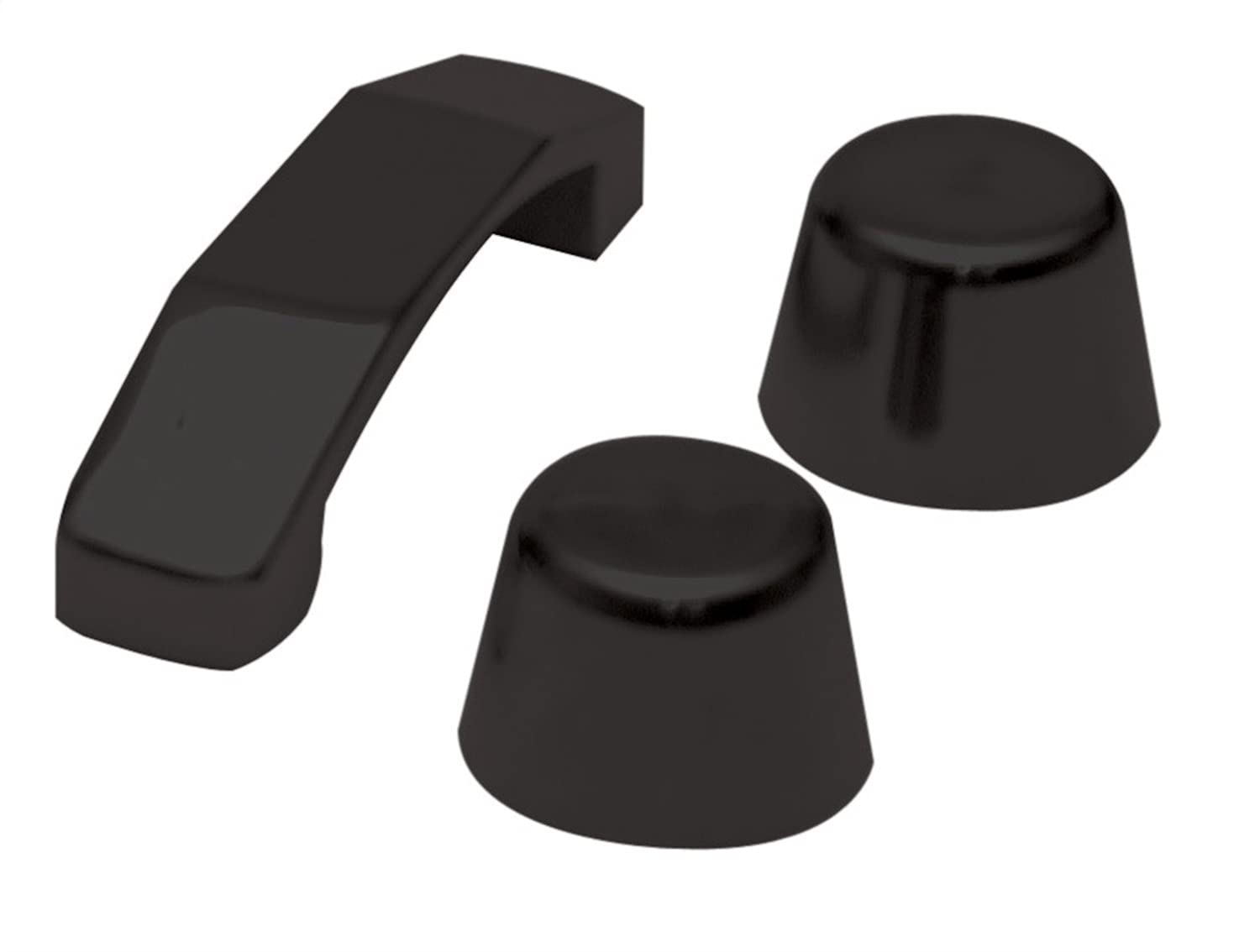 Hood Footman Loop and Windshield Stop RAMPAGE PRODUCTS for Jeep Wrangler TJ/JK | Black, Stainless Steel | 87611 | Fits 1997-2006 Jeep Wrangler TJ / 2007-2018 Jeep Wrangler JK/JKU