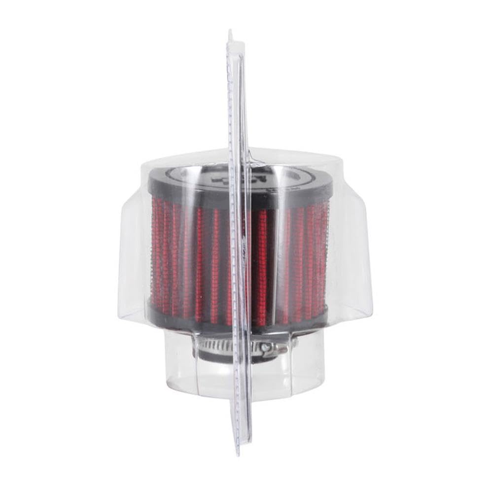 K&N Air Filter/Breather Vent: High Performance, Premium, Washable, Replacement Engine Filter: Flange Diameter: 1 in, Filter Height: 2.375 in, Flange Length: 0.4375 in, Shape: Breather, 62-1410