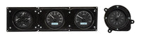 Dakota Digital VHX-68F-TOR-K-W Analog Dash Gauge System with Compatible 1968-69 Ford Torino, Fairlane and Ranchero, Black Alloy Style, White Backlighting