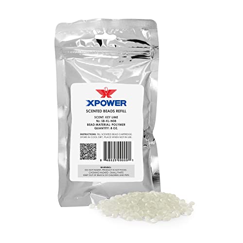 Scented Air Mover XPOWER Refill Beads - 8oz Aroma Freshener Key Lime