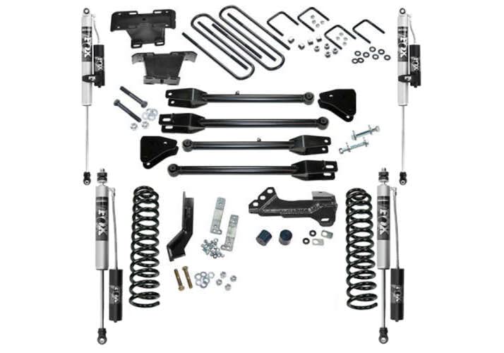 SUPERLIFT REALTRUCK SUSPENSION 4" Lift Kit for Ford F-250/F-350 | Complete Lift Kit with Fox 2.0 Reservoir Shocks & 4-Link Arms | K166FX | Fits 2017-2022 Ford F-250 / F-350 Diesel 4WD