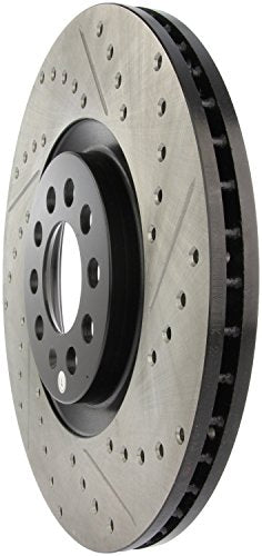 Sport Drilled/Slotted Brake Rotor StopTech 127.33062L (Front Left), 1 Pack