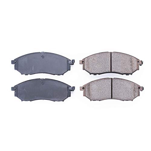 Power Stop Z16 16-888 Front Ceramic Brake Pads For EX35 E FX35 F FX45 G25 G35 G37 M35 M35h M37 M45 M45 M56 INFINITI Q45 Q70 Q70L QX50 QX70 350Z 370Z Murano Pathfinder [Model Specific]