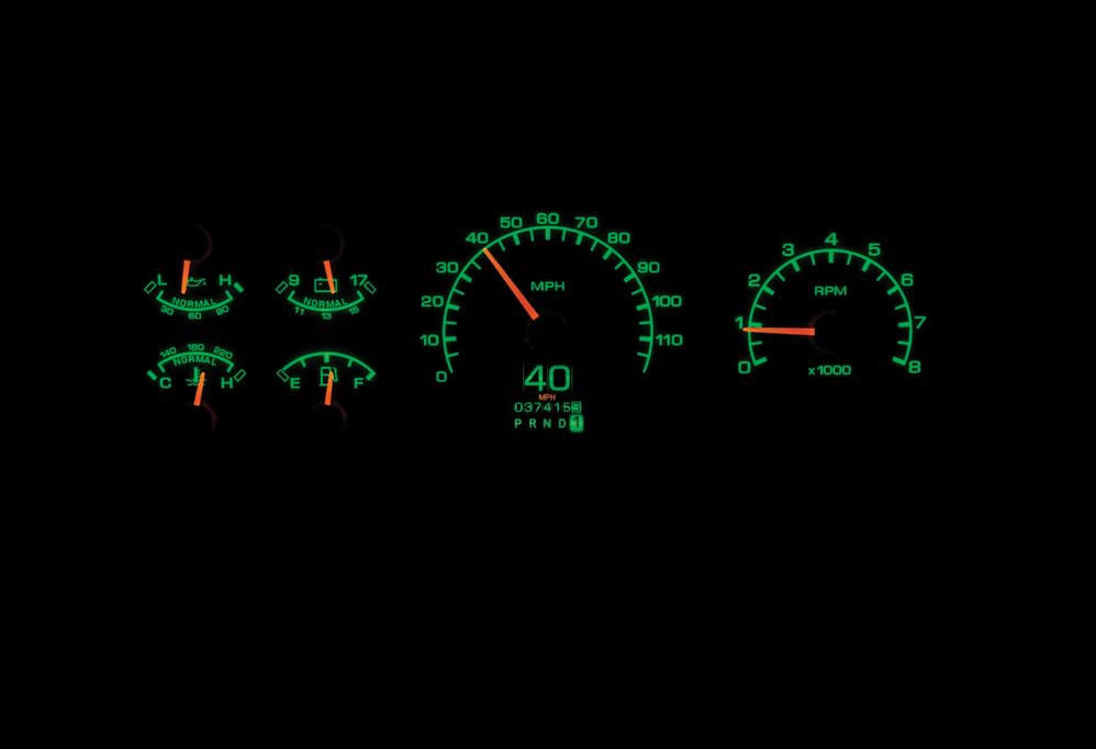 Dakota Digital Retrotech RTX-92F-PU-X Gauge Instrument System Compatible with Ford 1992-96 Pickup and Bronco
