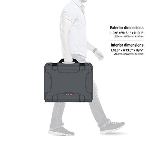 Waterproof Nanuk 933 Hard Case with Foam Insert - Graphite