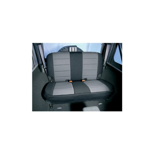 Rugged Ridge Seat Cover, Rear, Neoprene Gray 13261.09; 97-02 Jeep Wrangler TJ