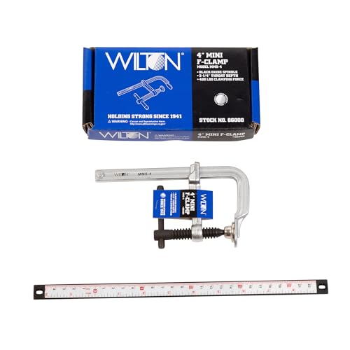 Wilton 4" Mini F-Clamp, 2-1/4" Throat, 400 Lbs. Clamping Force (Model MMS-4) Opening