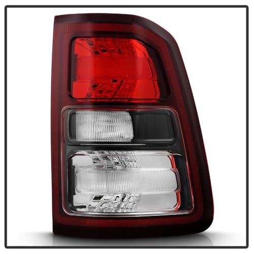 Dodge Ram 1500 Big Horn/Tradesman Spyder (POE) Halogen Black Bezel Red Len Tail Light - OE Right (CH2801221)