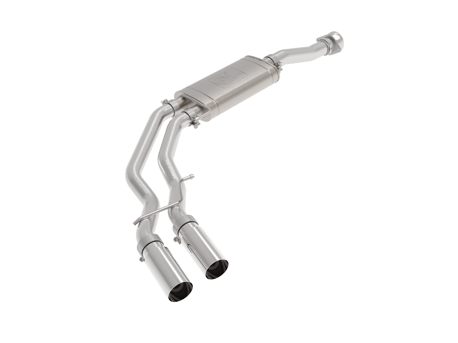 Rebel Series aFe POWER 49-43128-P 3 IN to 2-1/2 IN 409 Stainless Steel Cat-Back Exhaust w/Polish Tip, fits Ford F-150 2021 V6-2.7L/3.5L (tt)/V8-5.0L