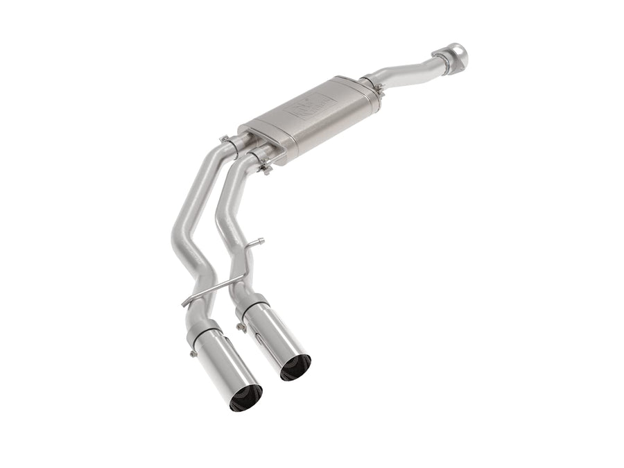 Rebel Series aFe POWER 49-43128-P 3 IN to 2-1/2 IN 409 Stainless Steel Cat-Back Exhaust w/Polish Tip, fits Ford F-150 2021 V6-2.7L/3.5L (tt)/V8-5.0L