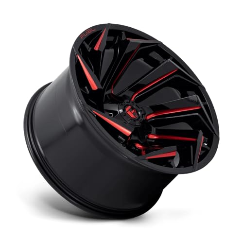 1PC Fuel D755 22X12 8X170 GL-BLK-MIL-RTTC -44MM - D75522201747