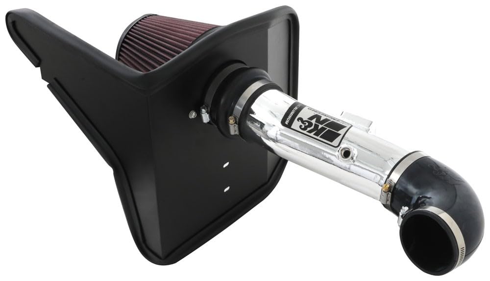 Cold Air Intake System K&N: High-Flow Air Filter, Increase Performance & Acceleration: Compatible with 2012-2015 Chervolet: Camaro, 69-4523TP