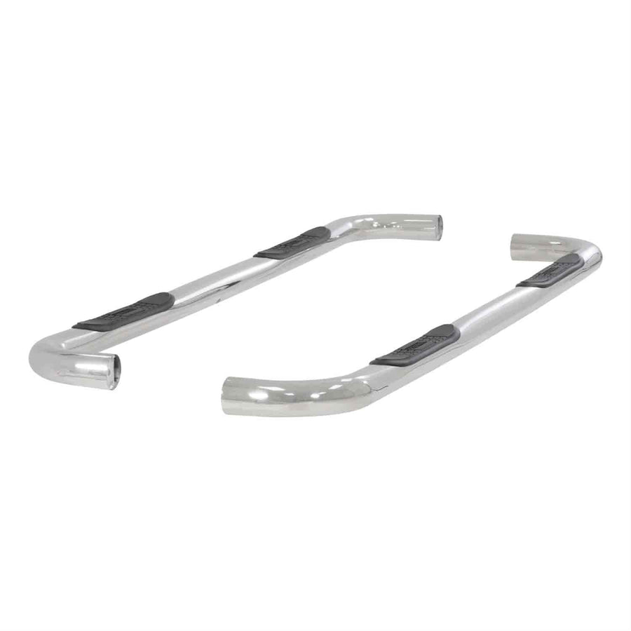 3-Inch Round ARIES Polished Stainless Steel Nerf Bars, No-Drill, Fits Select Chevrolet Avalanche, Suburban, GMC Yukon XL