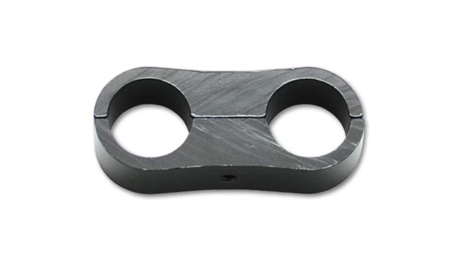 Hose Separators Vibrant Power 20626, dual 1-3/16 in. I.D. (30mm I.D.) holes, Billet Aluminum, Black Anodized, each