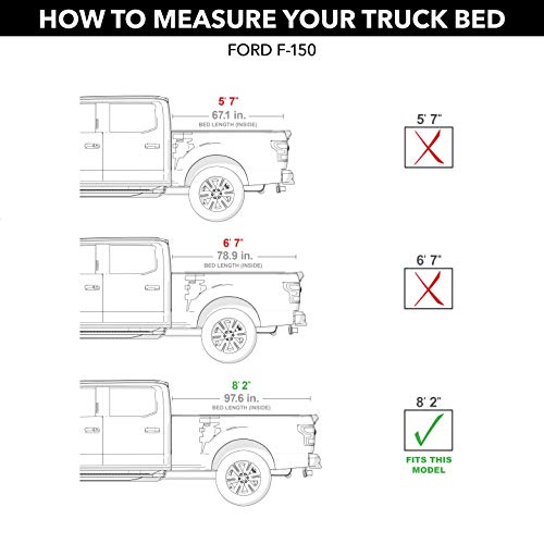 Extang RealTruck Trifecta e-Series Soft Folding Truck Bed Tonneau Cover | 77485 | Fits 2015-2020 Ford F-150 8' 2" Bed (97.6")