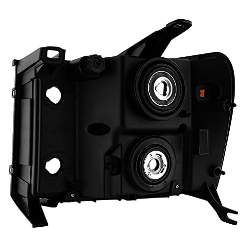 Headlight Xtune HD-JH-GSIE07-AM-BSM (GMC Sierra 07-13 Black Smoked Crystal s)