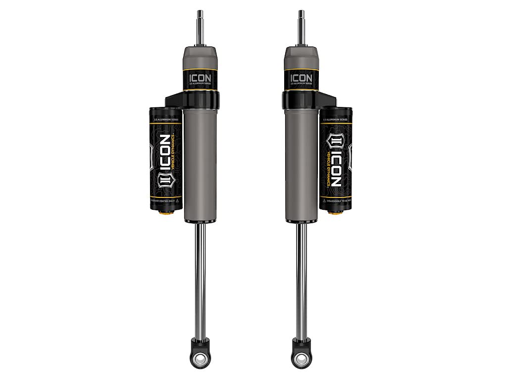 7" ICON Lift, Front 2.5 VS Piggyback Shocks, Pair, Compatible with 2005-Up Ford F250/F350 SD 4WD, 67720P