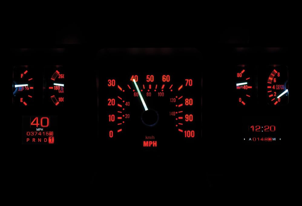 Dakota Digital Retrotech RTX-86J-WAG-X Gauge Instrument System Compatible with Jeep 1986-91 Wagoneer and 1986-88 J-Trucks