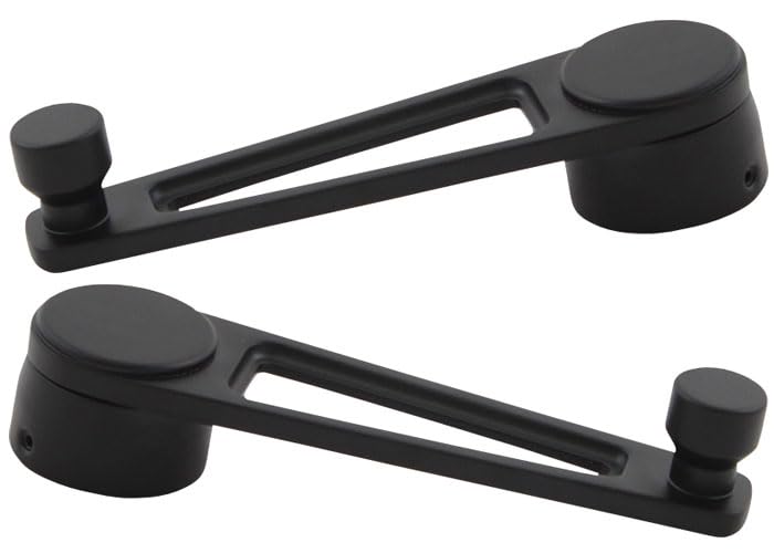 BWH87BK Brothers Trucks Billet Window Handles - Black - Pair