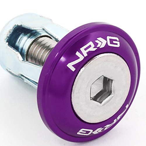 Purple NRG Innovations FW-100PP Fender Washer Kit, Set of 10 (Rivets for Plastic)