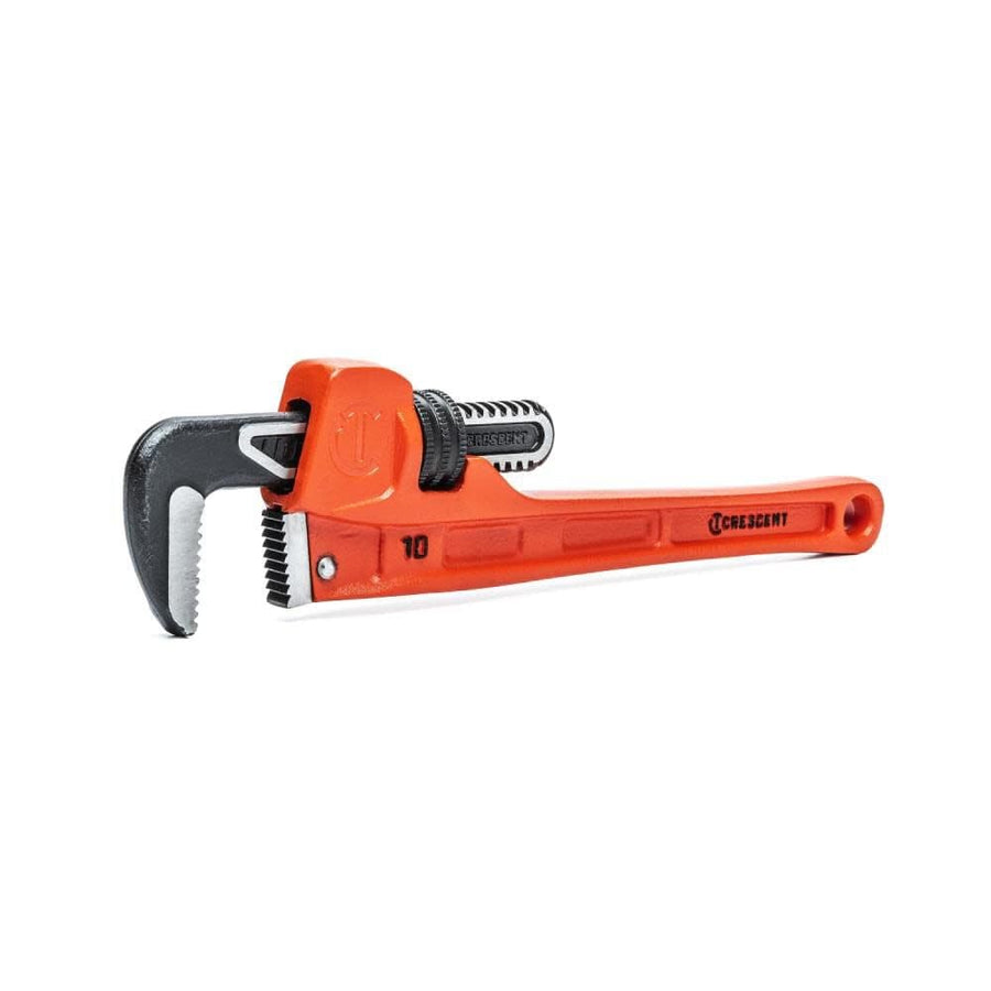 Crescent 10" Slim Jaw Cast Iron Wrench - Heavy Duty Plumbing Tool for Home Improvement & Repair - CIPW10S