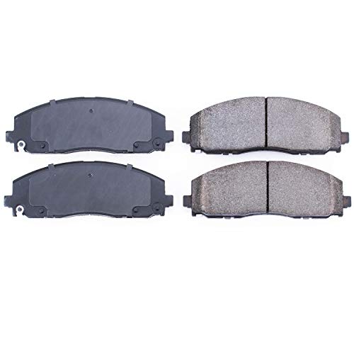 Z16 Evolution Power Stop Front Ceramic Brake Pads For Chrysler Pacifica Town & Country Voyager Dodge Grand Caravan Journey Jeep Wrangler Gladiator VW Routan [Model Specific]