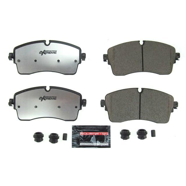 Power Stop Z36-6013 Front Carbon Fiber Ceramic Brake Pads For Defender 110, Discovery, Discovery Sport, Range Rover, Z36 Truck & Tow Range Rover Evoque, Range Rover Sport [Model Specific]