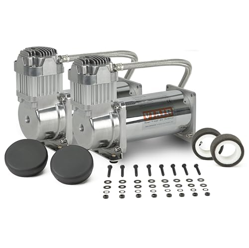 400 Dual Chrome Viair Mounted System (VMS), 150PSI