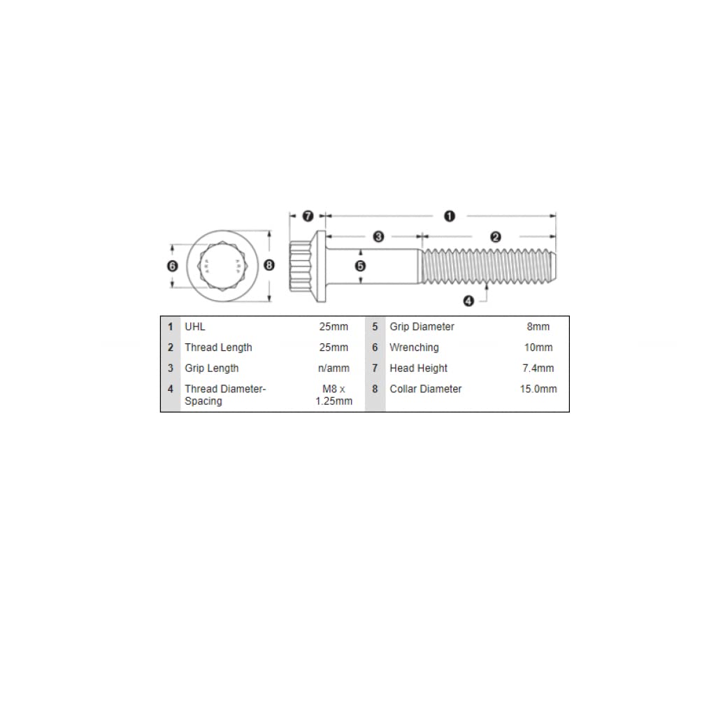 SS Bolt ARP 771-1002
