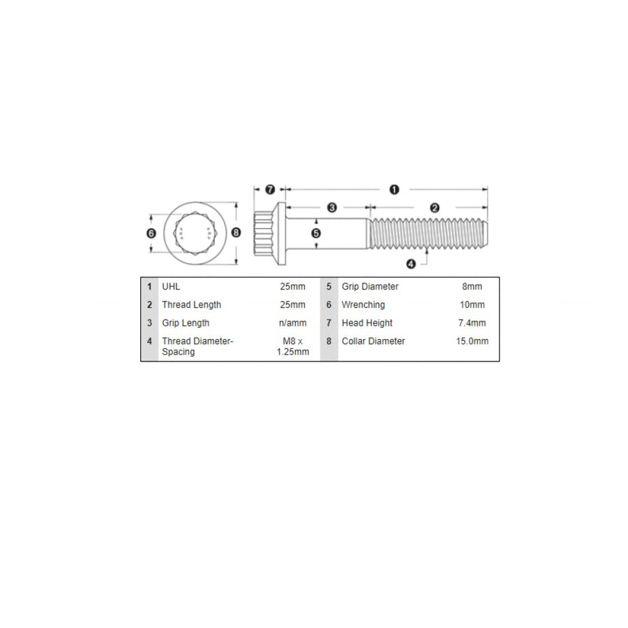 SS Bolt ARP 771-1002