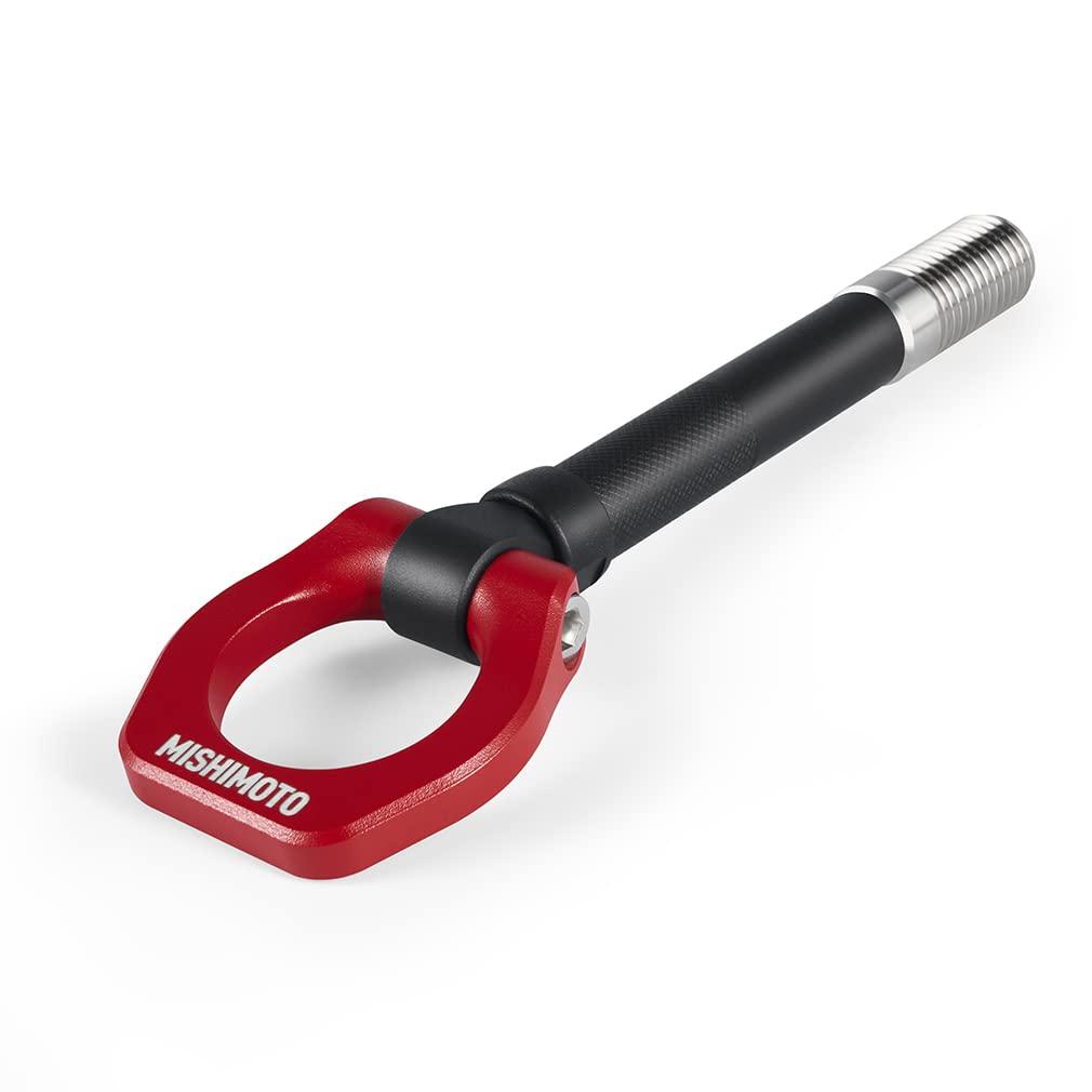Mishimoto Tow Hook Racing, Compatible with Toyota GR Corolla 2023+, Red