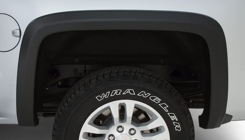 Factory Style Fender Flares Stampede Products | Original Riderz | Fits 2014 - 2018 Chevrolet Silverado (69.6/78.8/97.8) 2019 Silverado 1500LD 78.8 +, Black | 4 pcs., 8626-2