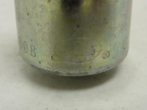 MegaCrimp Gates 8G-8MS Couplings, Male SAE 45 Flare, Zinc Plated Carbon Steel, 2.89", 1/2" ID