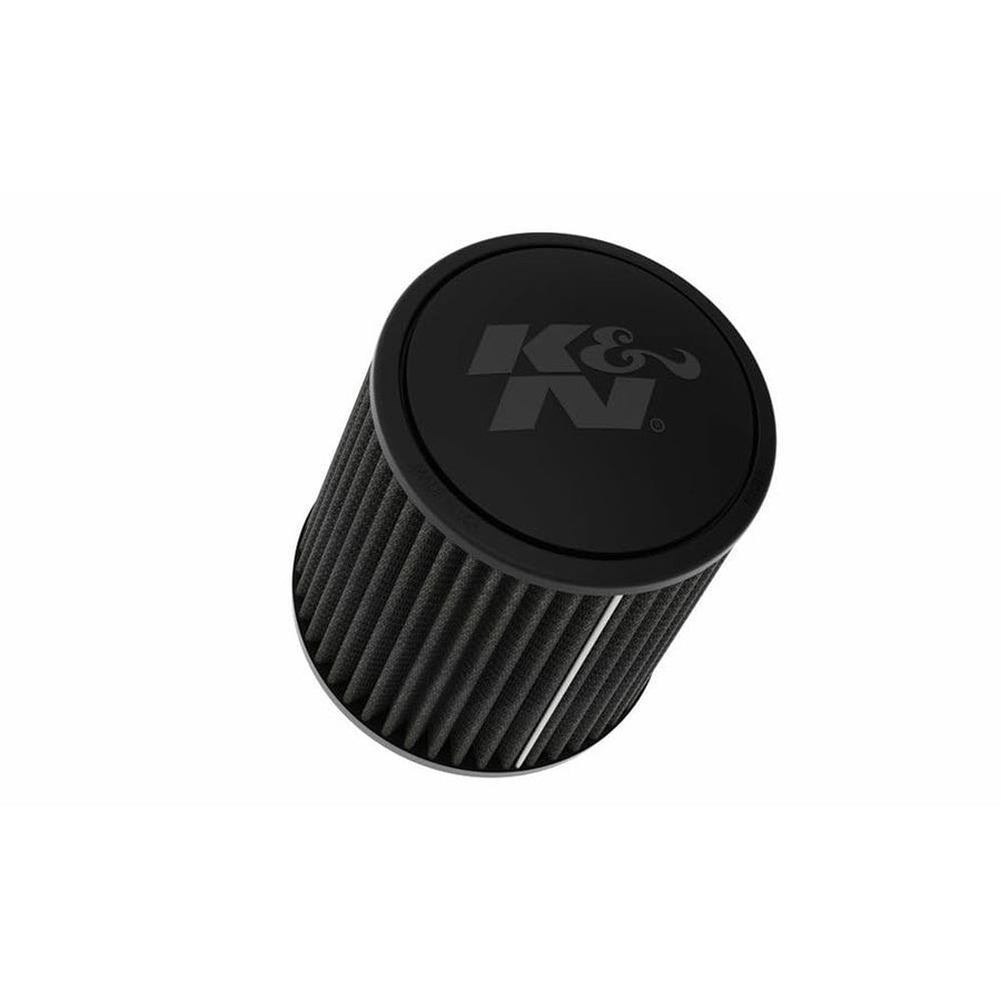 K&N Lifetime Universal Clamp-On Dryflow Air Filter: Dry Synthetic, Washable, Oil-Free: Flange Diameter: 3.5 In, Filter Height: 6 In, Flange Length: 1.5 In, Type: Dry Synthetic, RU-3110HBK
