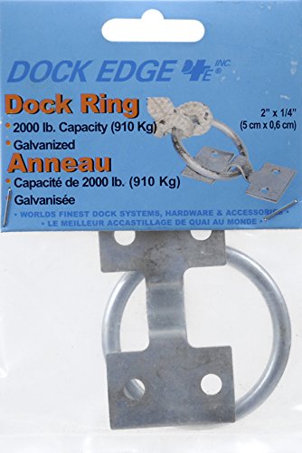 Dock Edge 2.5-Inch 87-109-F-U Galvanized 1200-Pound Boat Dock Ring