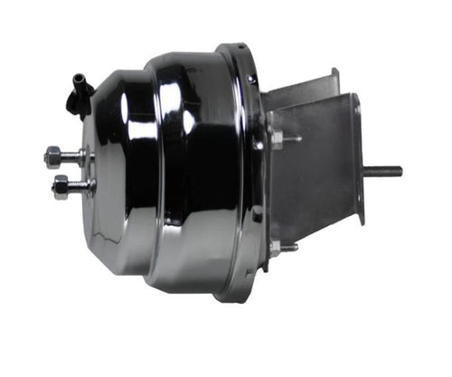 Compact-10 Series Leed Brakes 8 Inch Dual Power Booster Chrome