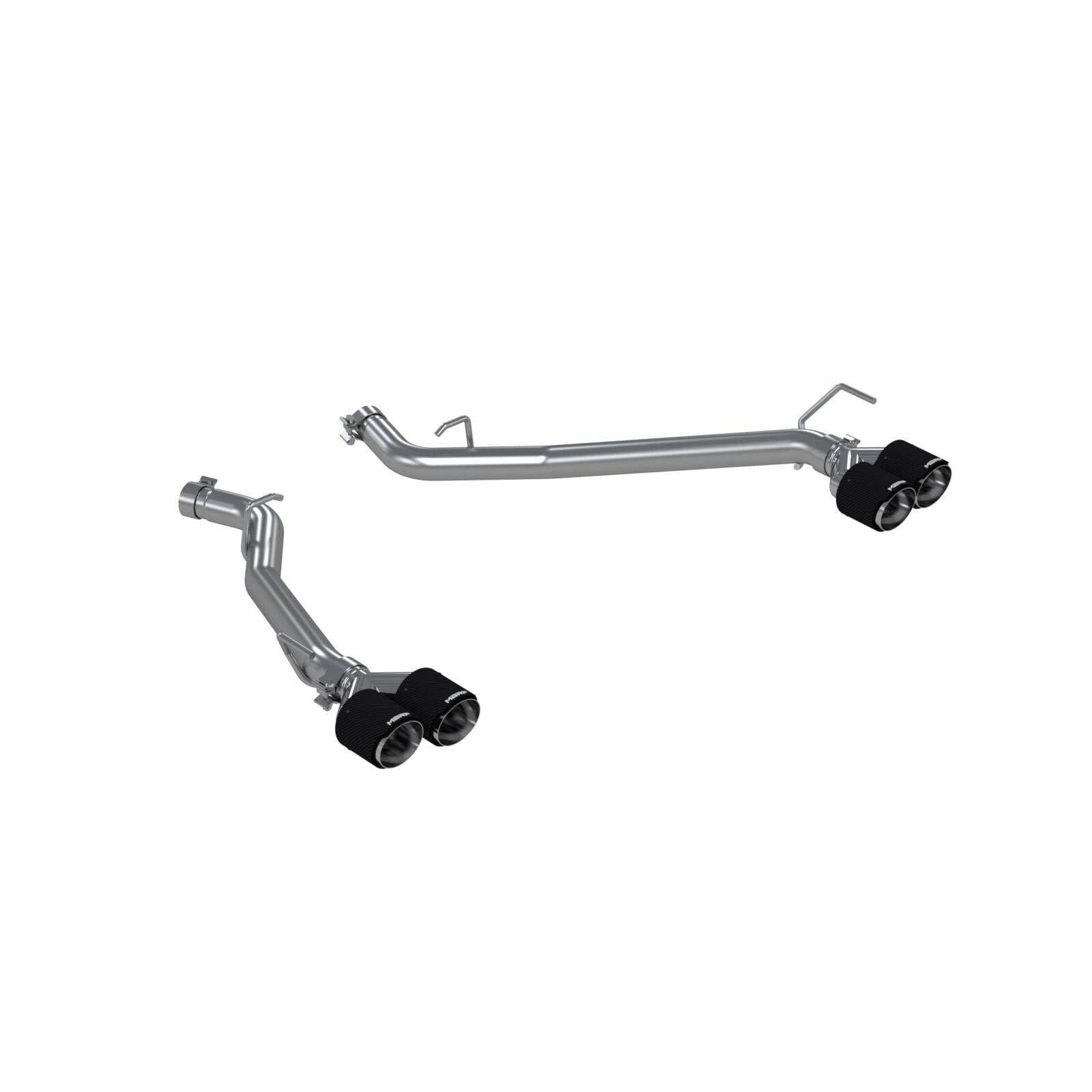 20-21 Ford Explorer ST MBRP 3.0L EcoBoost Dual Rear Exit Axle Back w/Quad Carbon Fiber Tips - T304