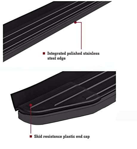 Peerless Black Horse Running Boards Compatible with 2019-2025 Ram 1500 Quad Cab (Excl. 2019-2025 Ram 1500 Classic)-PR-R279BK