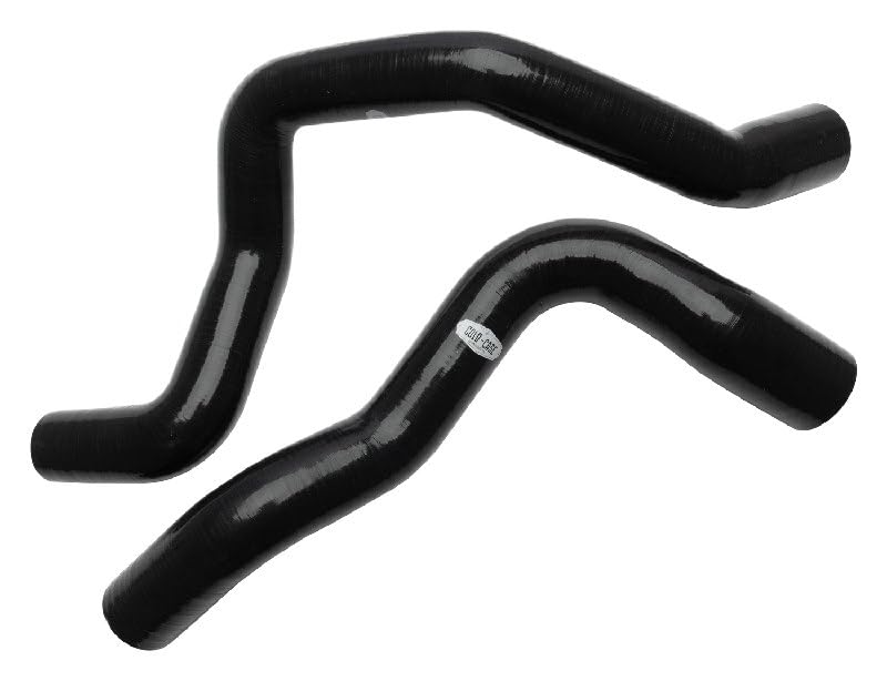HGM060 COLD CASE RADIATORS Hose Kit - 2 Hose Set - Silicone - Black - Small Block Chevy - GM F-Body 1982-92 - Kit