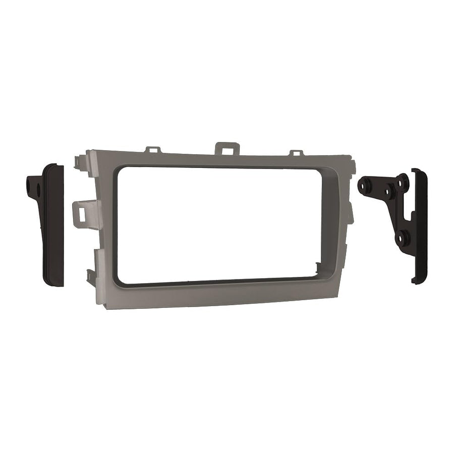 Double DIN Installation Kit Metra Electronics 95-8223S for 2009-up Toyota Corolla Vehicles (Silver)