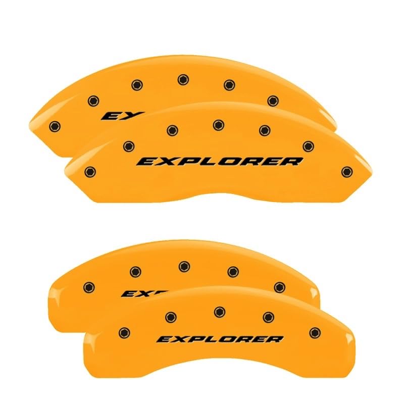 Explorer MGP Calipers 10254SXPLYL (2012-Up), Yellow/Black