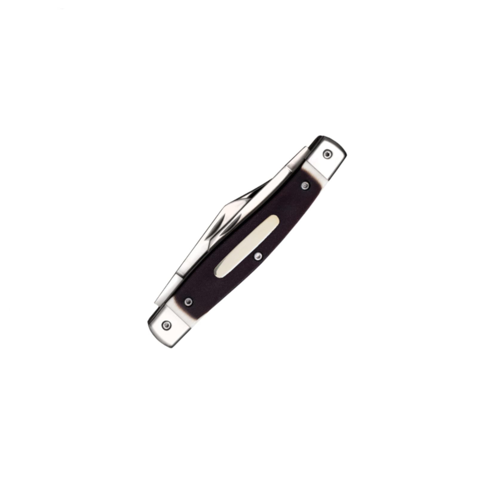 COLD STEEL Folding Knife Stockman Practical Versatile Durable Reliable Compact Pocket - 3 Blades; Bone Handle; Slip Joint Lock