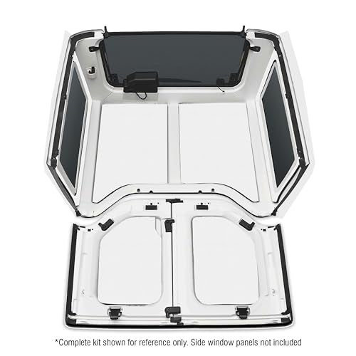 Design Engineering Boom Mat 050142 White Sound Deadening Headliner Compatible with 2-Door Jeep Wrangler JK (2011-2018)