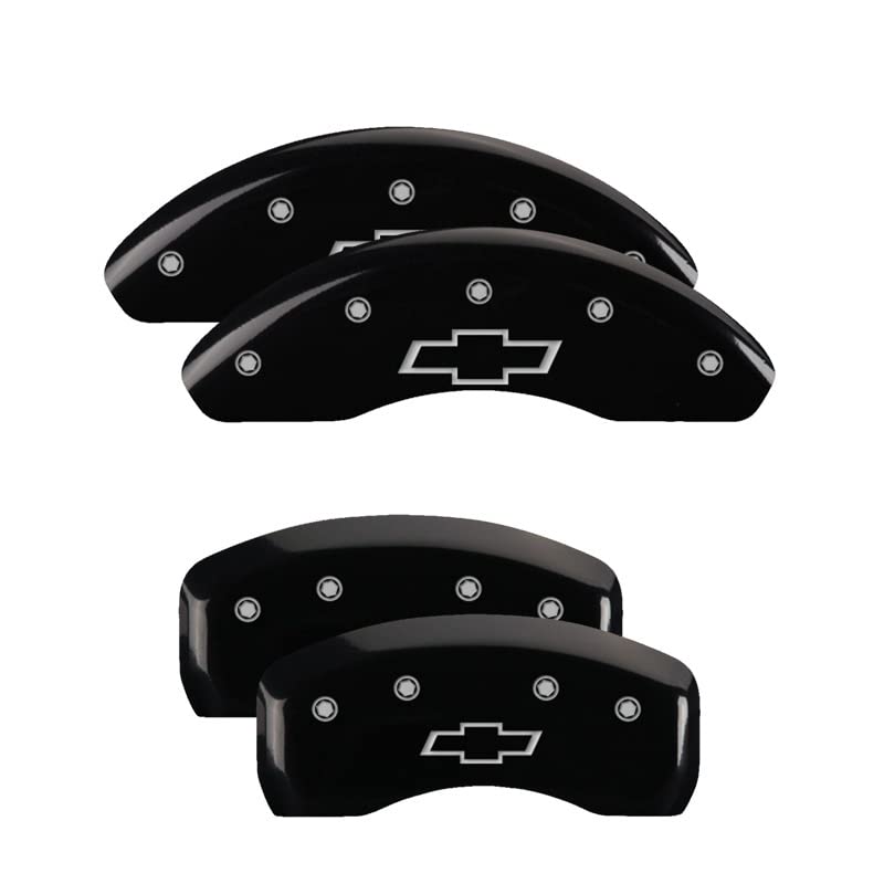 Caliper Covers MGP 14246SBOWBK Black Cover, Set of 4