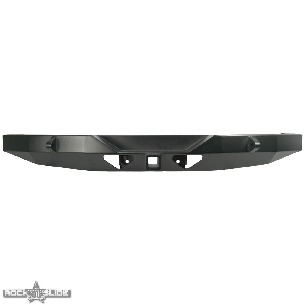 Rear Bumper Rock Slide Eng RB-F-101-JK With No Spare Carrier