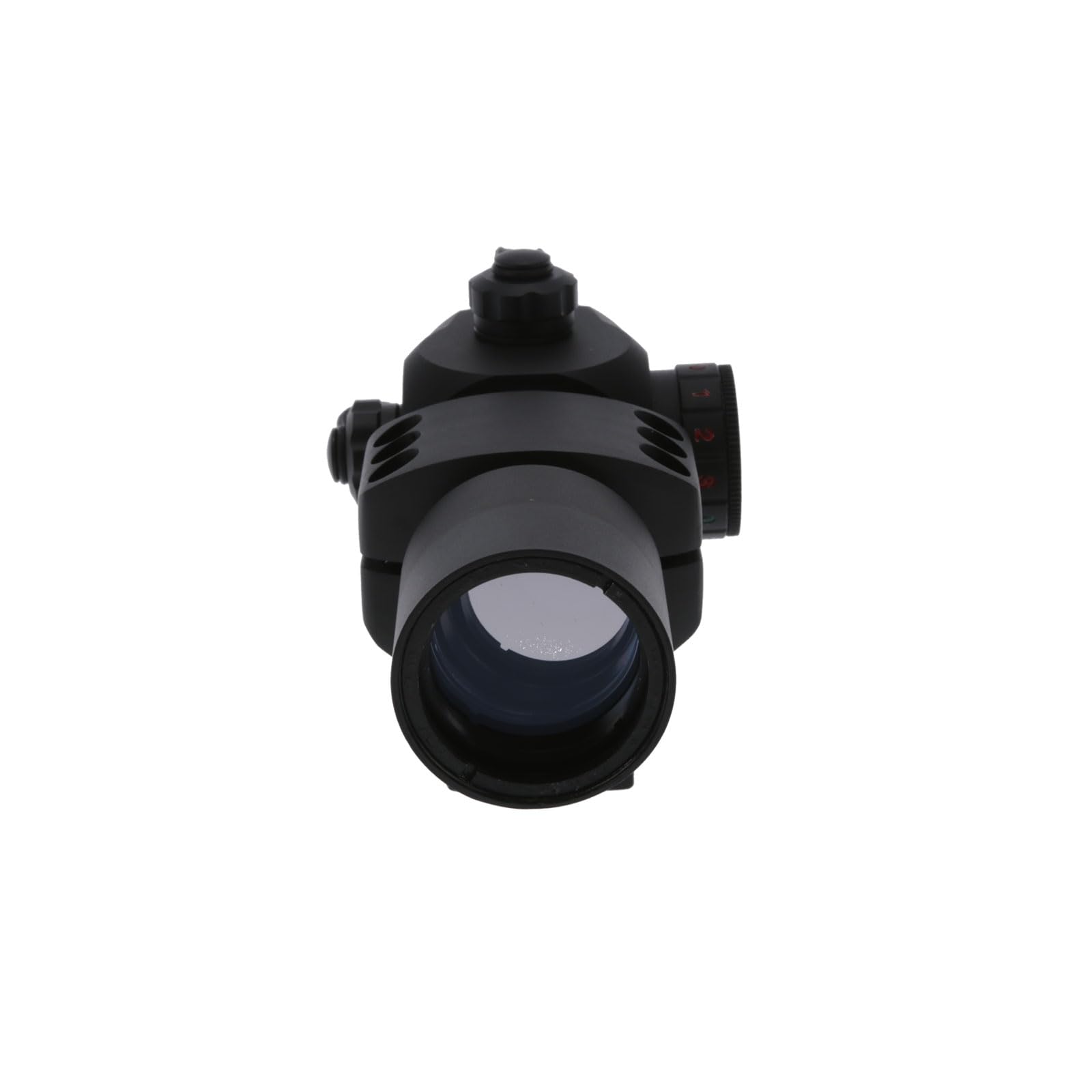 Triton TRUGLO 30mm 5-MOA Hunting Lightweight Waterproof Fogproof Shock Resistant Adjustable Tri-Color Dot Sight | Flip-Up Lens Caps, Cantilever Picatinny/Weaver-Style Mount & Battery Included