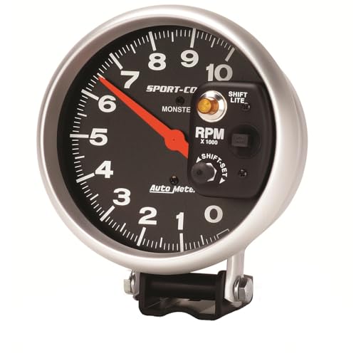 Auto Meter Sport-Comp 3903 Shift-Lite Tachometer,5.000 in.