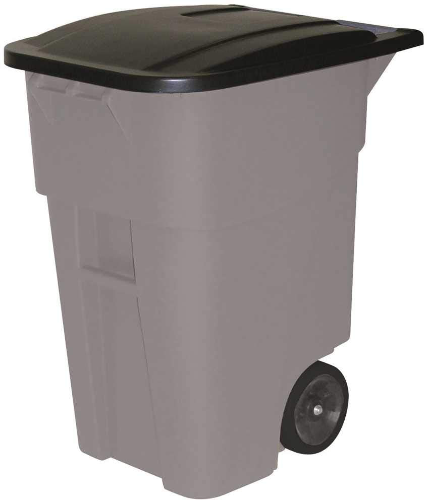 Container Rubbermaid 50gal Gray Rollout