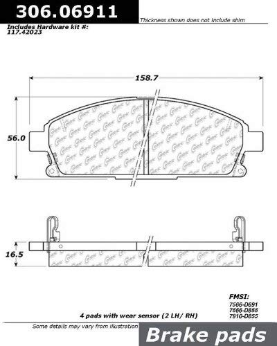 Disc Brake Pad Centric 306.06911